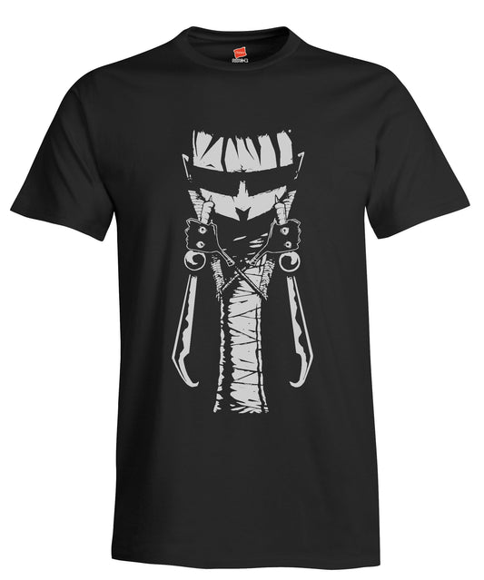 SLG Art Boutiki Mens Johnny the Homicidal Maniac T-shirt (Small, Black)