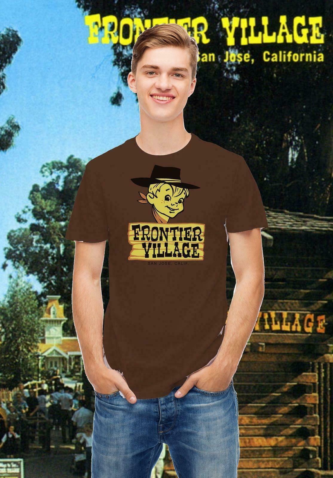 Frontier Village Amusement Park Sticker Reproduction T-Shirt San Jose, CA