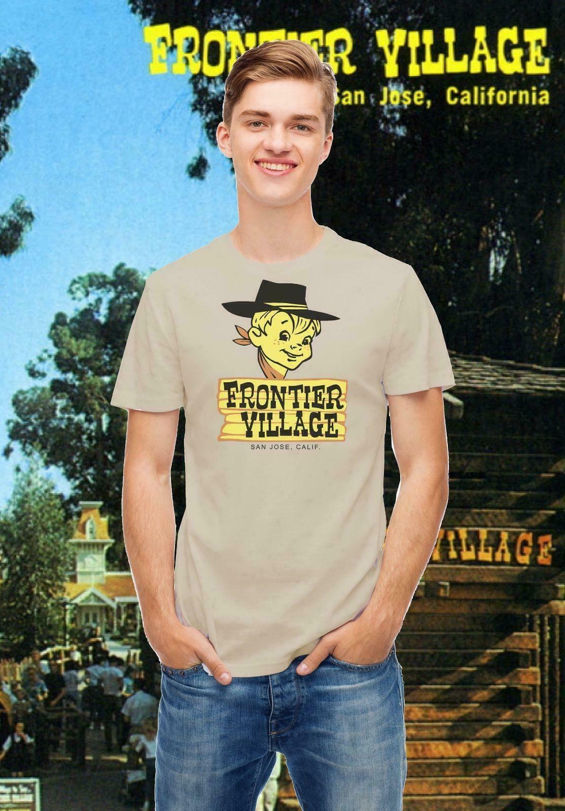 Frontier Village Amusement Park Sticker Reproduction T-Shirt San Jose, CA