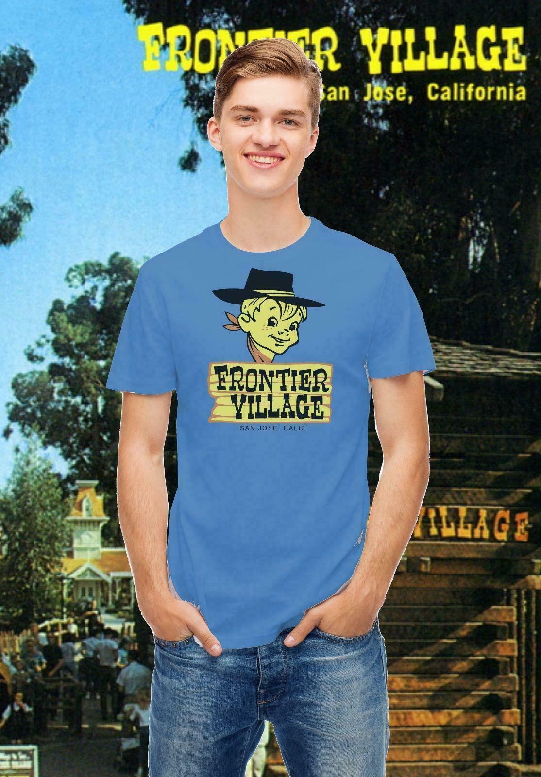 Frontier Village Amusement Park Sticker Reproduction T-Shirt San Jose, CA