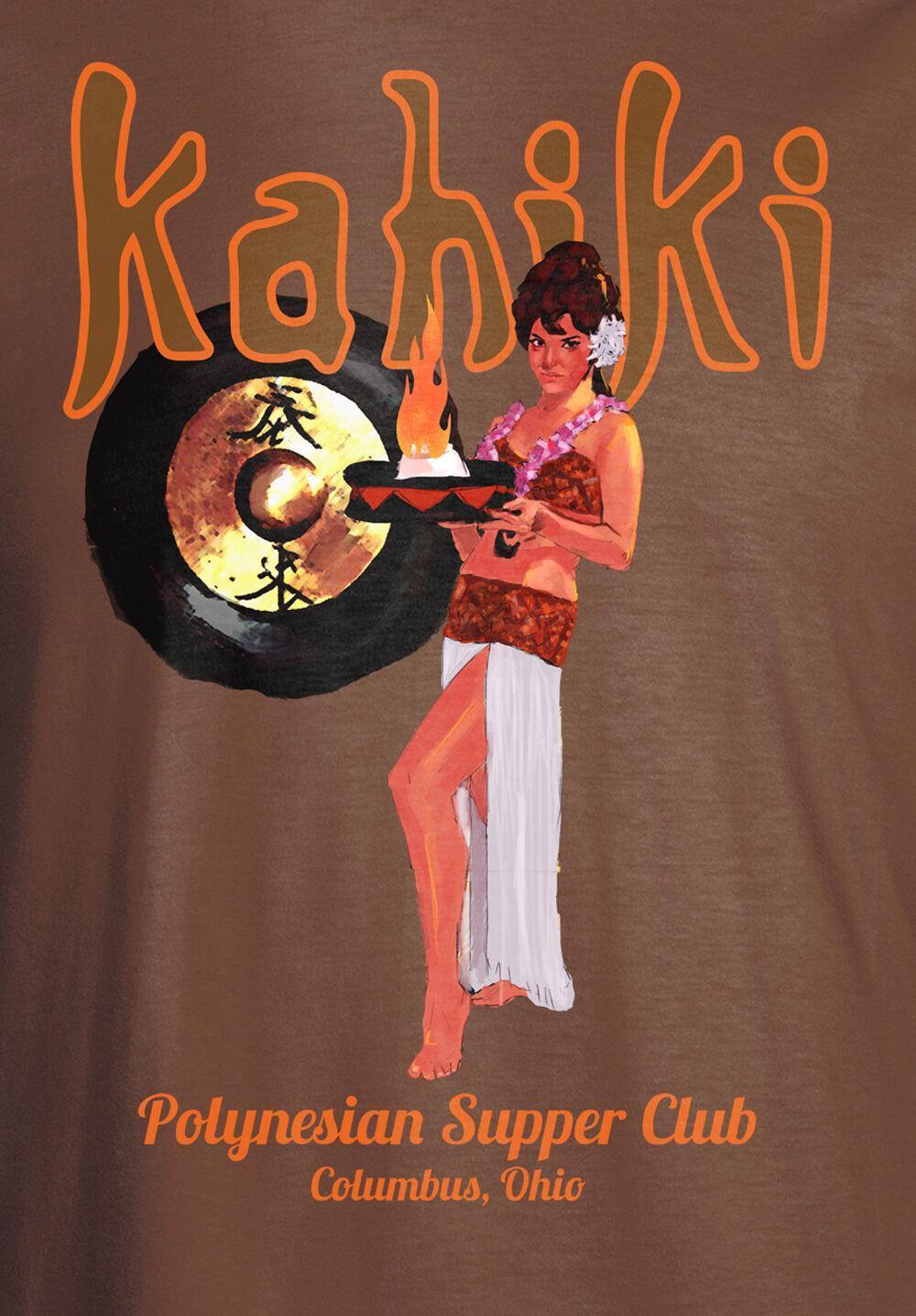 Kahiki Tiki Bar Restaurant Mystery Girl T-Shirt