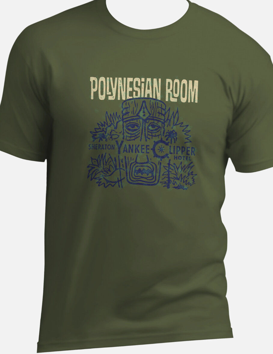 Polynesian Room Ft. Lauderdale Shearaton Hotel Tiki Bar Restaurant Logo T-Shirt