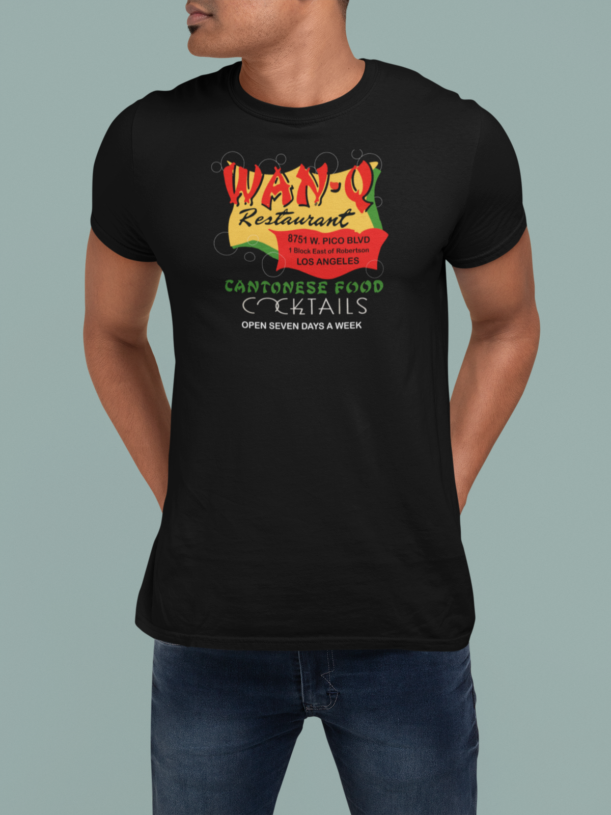 Wan-Q Restaurant Matchbook Reproduction Men's T-Shirt